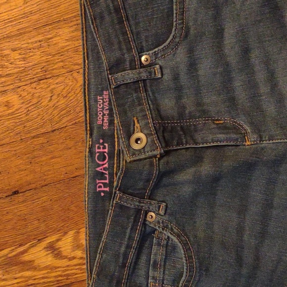 Girls boot cut semi evasee Jeans - Picture 2 of 4